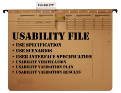 Gebrauchstauglichkeitsakte (Usability File) konform mit IEC-62366 bzw. FDA HFE
